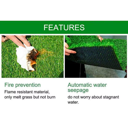 Artificial Turf Grass Carpet Simulation Interior Decoration Balcony Green Plant Mildewproof Washable Turf Outdoor Garden Decorat