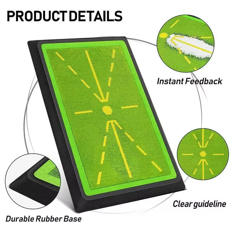 Golf Strike Mat Bead Display Track Beginner Training Trace Detection Pad Swing Exerciser PM130-B